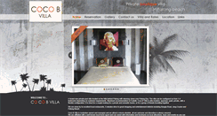 Desktop Screenshot of coco-b-villa.com